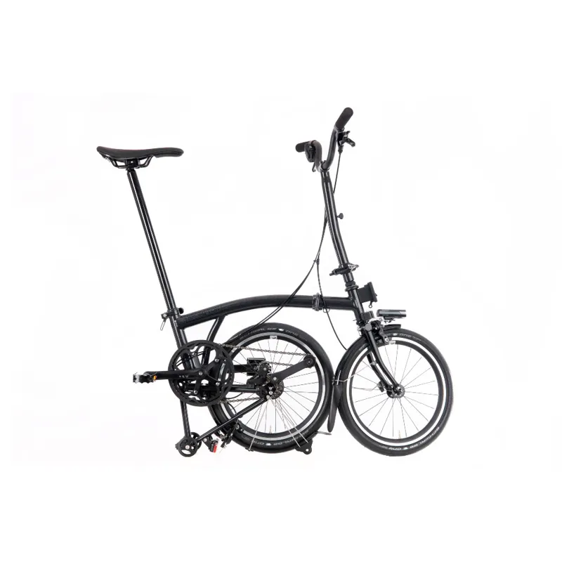 Brompton P Line Urban High Bar Folding Bike Black Available to Order-5